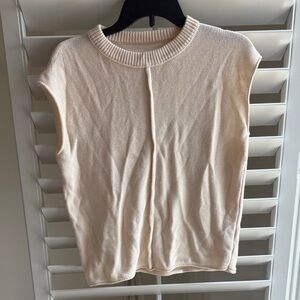 Amazon Cream Knit Muscle Tee